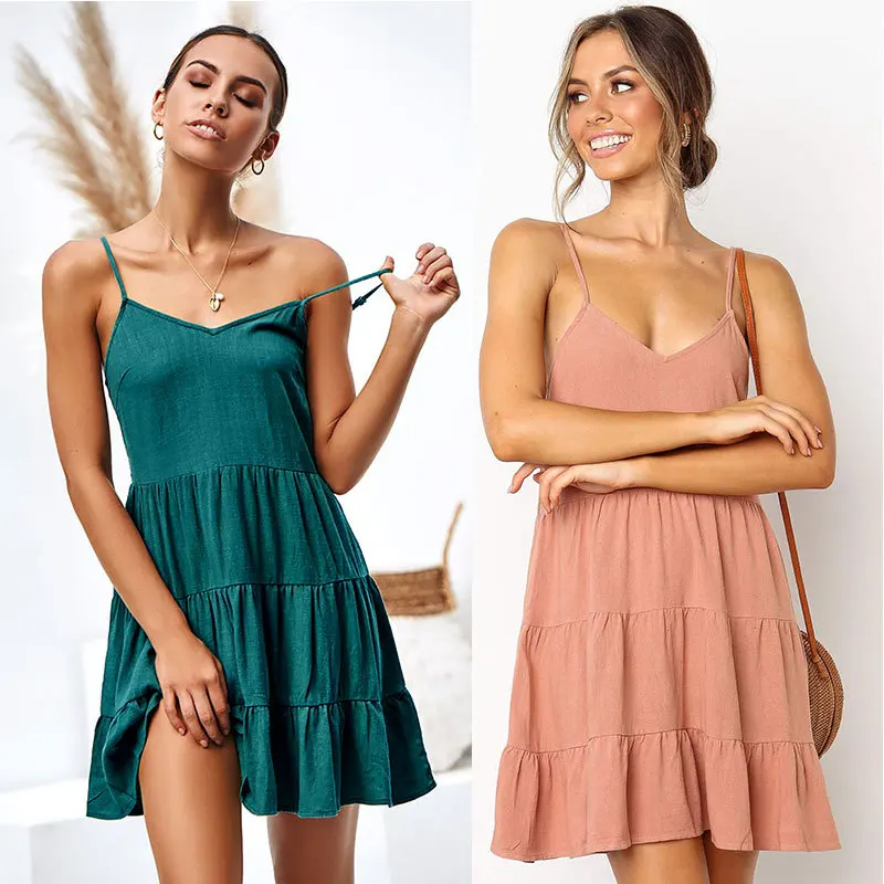

New Fashion Women Boho Off-shoulder Party Beach Sundress Party Dress