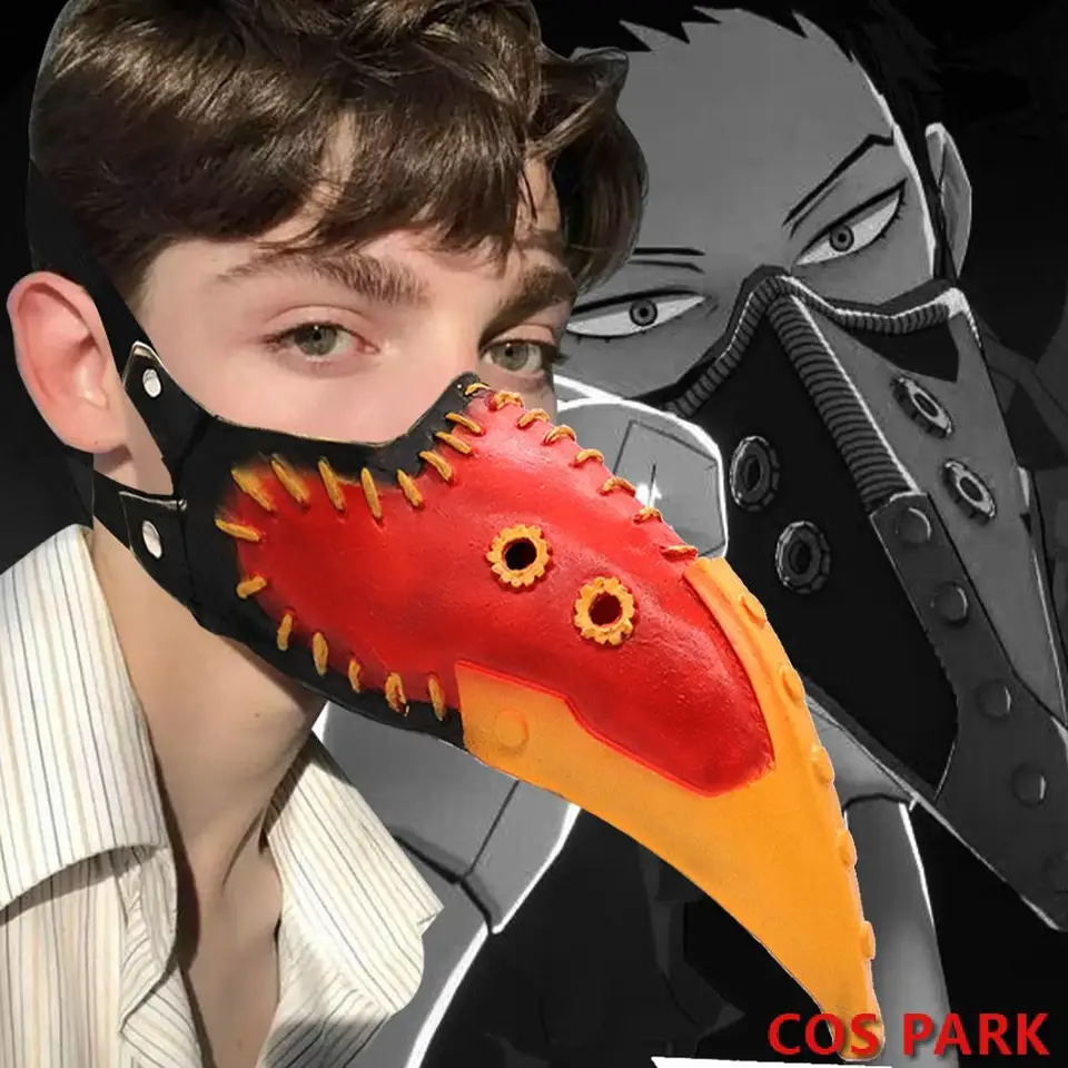 My Hero Academia Overhaul Chisaki Kai Cos Mask Crow Lord Beak Mask Plague Doctor Mask Pestilence Doctor Latex Mask Cosplay Props Aliexpress
