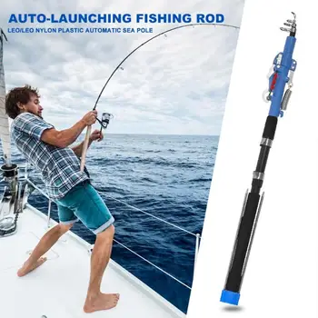 

Practical Sea Fishing Equipments Safety and Reliability 2.1m Auto-launching Work Exquisite Practical Outdoor Fishing Pole Rod
