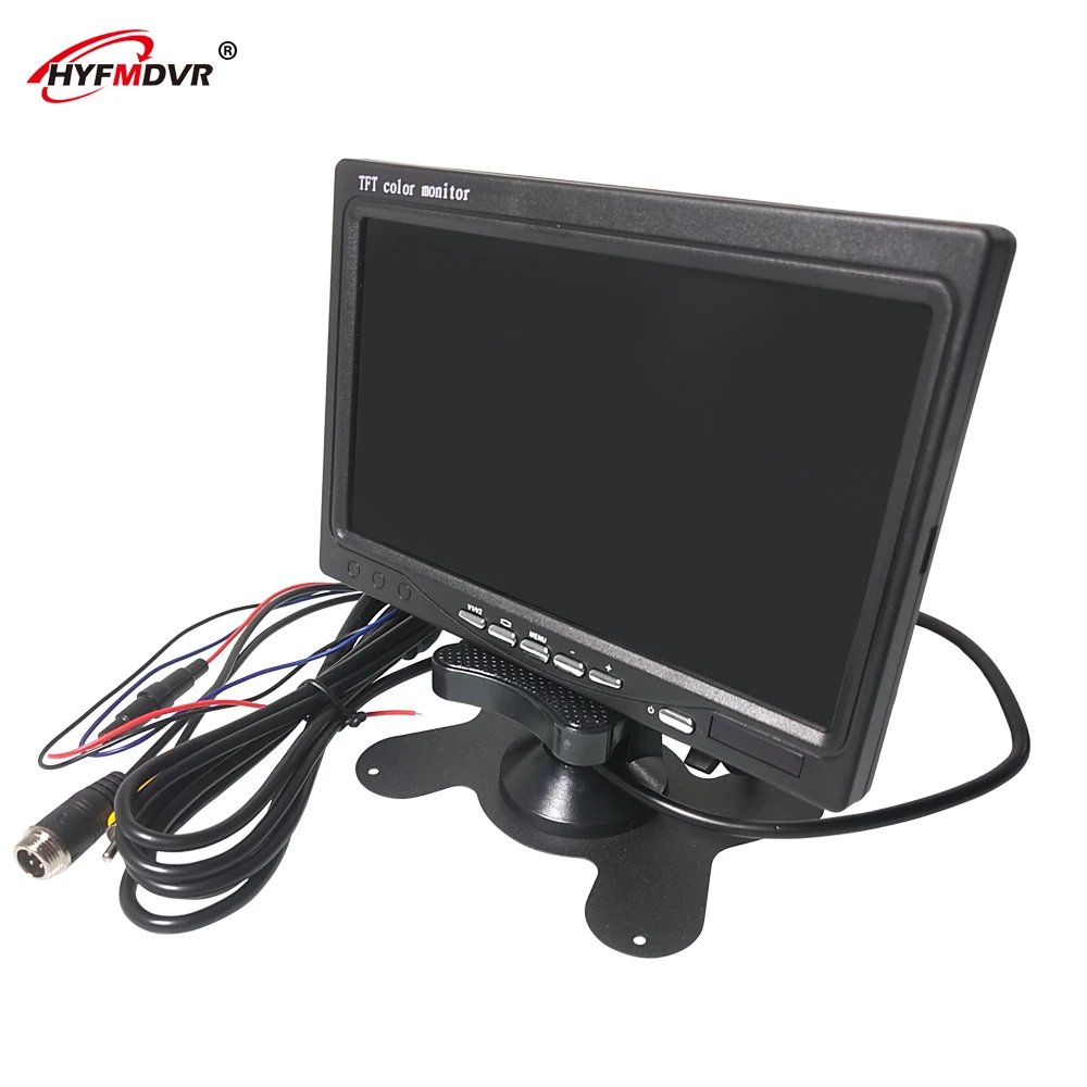 HYFMDVR заводской выход lcd 2 видео вход школьный автобус заднего вида автомобиля 7 дюймов монитор