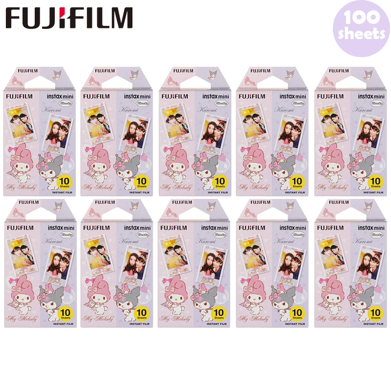 10-100 листов Fujifilm Instax Mini пленка Instax Mini 8 9 My Melody пленка для Fuji Mini 7s 25 26 70 90 мгновенная камера SP-1 SP-2