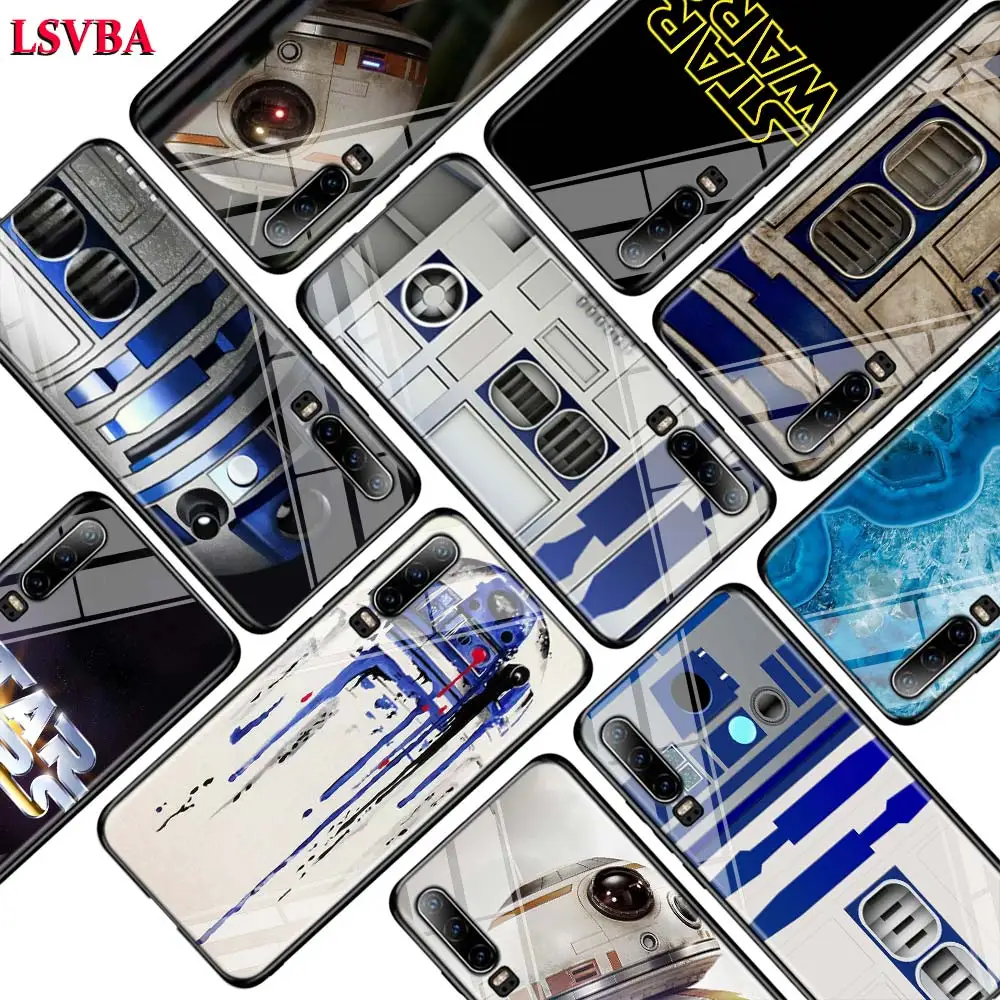 

Star wars R2D2 for Huawei P Smart Z Plus 2019 P30 P20 Pro P10 P9 P8 Lite Plus Super Bright Glossy Phone Case Cover
