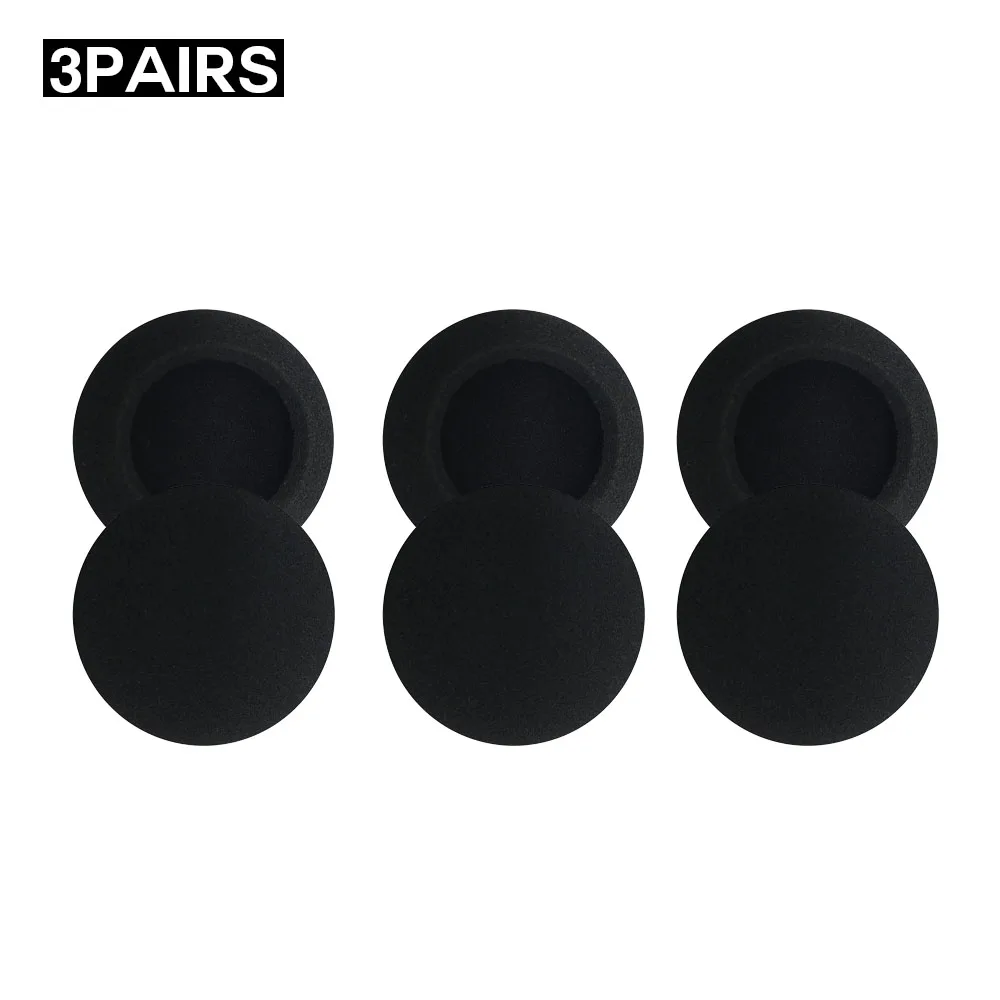 3pairs PUHPOWEE мягкий пенопласт, пенопласт подушечки для Philips SHB6100 SHB6110 сменные насадки для наушников наволочка гарнитура - Цвет: 3pairs