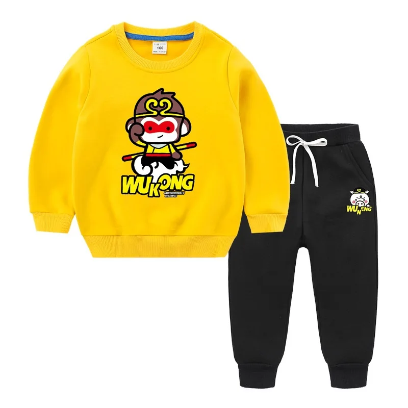 Ropa infantil traje Повседневный primavera y otomino nueva moda infantil mаs Sueter de terciopelo bebé манга larga de dos piezas