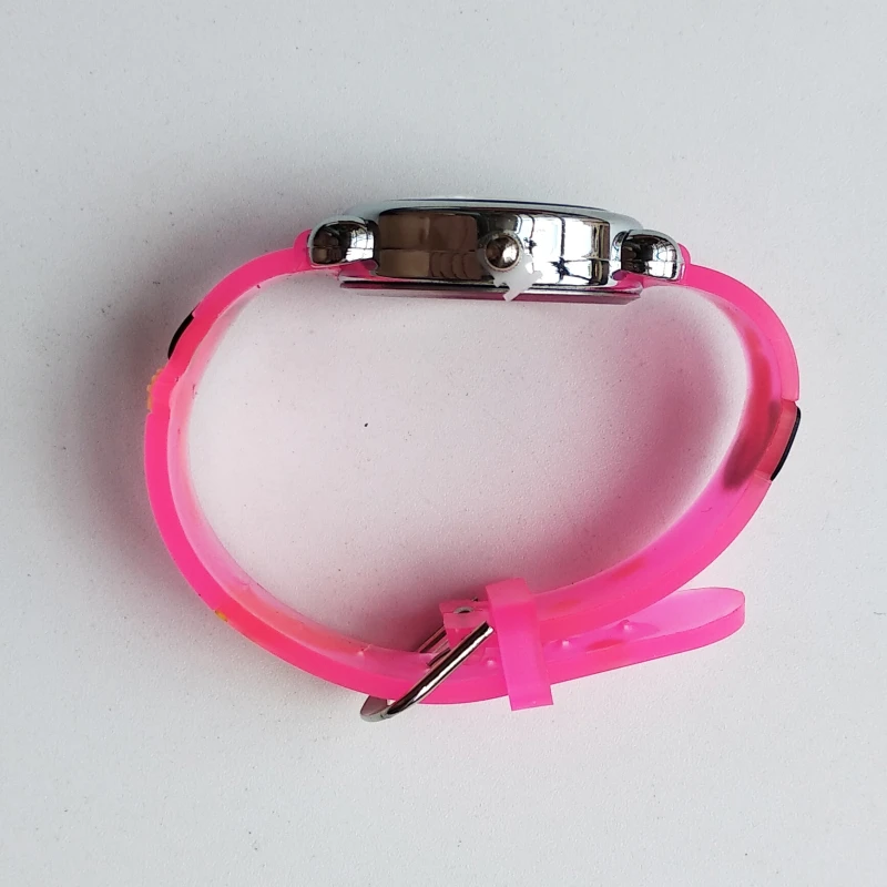 2020 New Children s watch Beautiful Girl princess Pattern Student Birthday Gift Silicone kids Watches Version 5