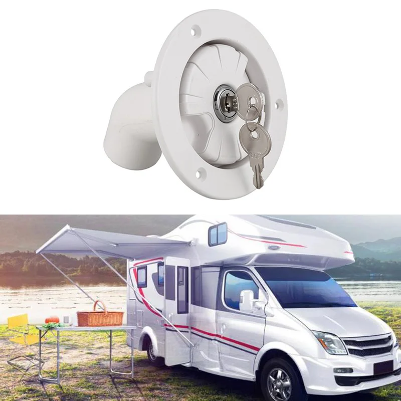 Свежая вода на входе Блокировка с 2 ключами для дома колесах Кемпер Лодка RV новый