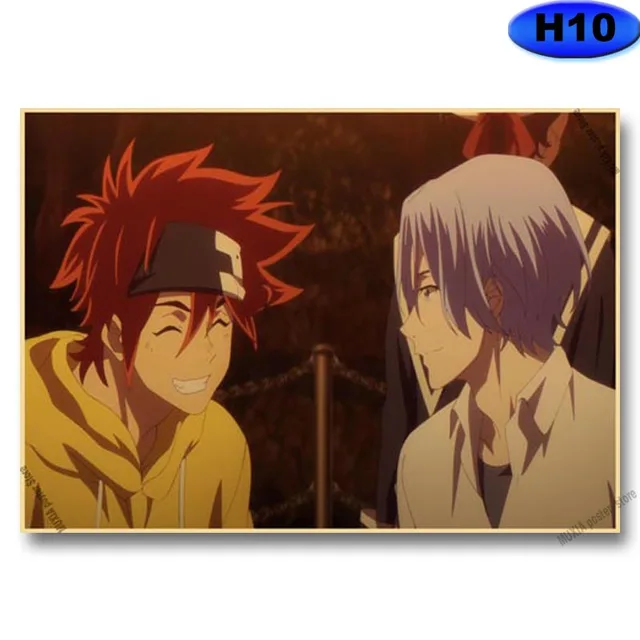 Vintage SK8 The Infinity Poster Kraft Paper Anime Posters Wall Stickers Home Decor Study Bedroom Bar Cafe Decoration Painting H10