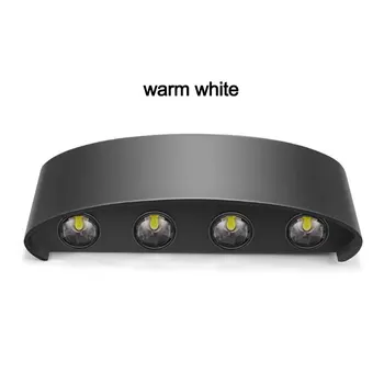 

AC 85-265V LED Wall Light 8W Dual Head Sconce Lamp Light Fixture Outdoor Lighting Aluminum Materials Garden Light Lamp Decor
