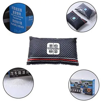 

Hot Universal Car Interior Desiccant Non-Toxic Silicone Dehumidifier Moisture Absorbent Bag car interior dry bag