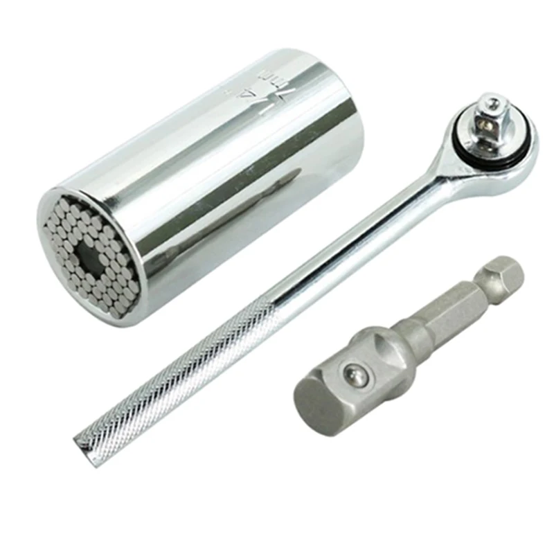 

Torque Wrench Head Set Socket Sleeve 7-19mm Power Drill Ratchet Bushing Spanner Key Magic Multi Hand Tools For Car/Auto Repair