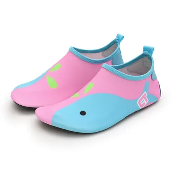 

Kids Slippers Cat Water Shoes Boys Quick Drying Casual Footwear Barefoot Lightweight Aqua Socks Beach Pool Whale Children Girl