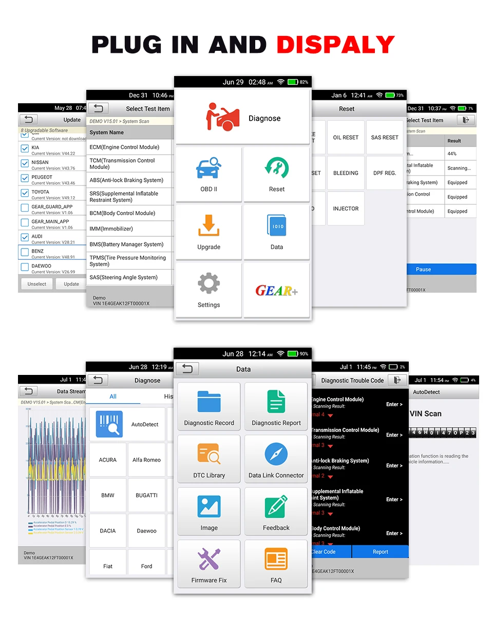 LAUNCH X431 CRP429 OBD2 сканер OBD OBDII EOBD диагностический инструмент все системы авто код читателя ключ инжектор кодирования DPF PK CRP429C