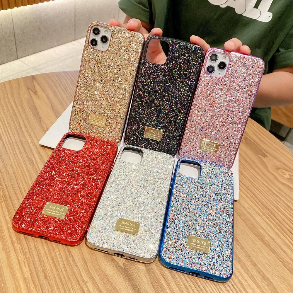 Модный мягкий чехол из ТПУ с гальваническим блеском для iPhone SE2020 11 128gb Pro X XS Max XR 7 8
