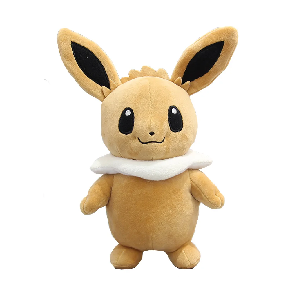 Eevee 10/лот 2 стиля стоящий Пикачу Eevee 12 см плюшевый брелок-подвеска плюшевый рисунок с куклой в розницу - Цвет: Eevee