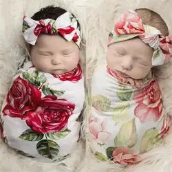 Пеленка для новорожденных мальчиков и девочек, кокон, пеленка для сна, повязка на голову