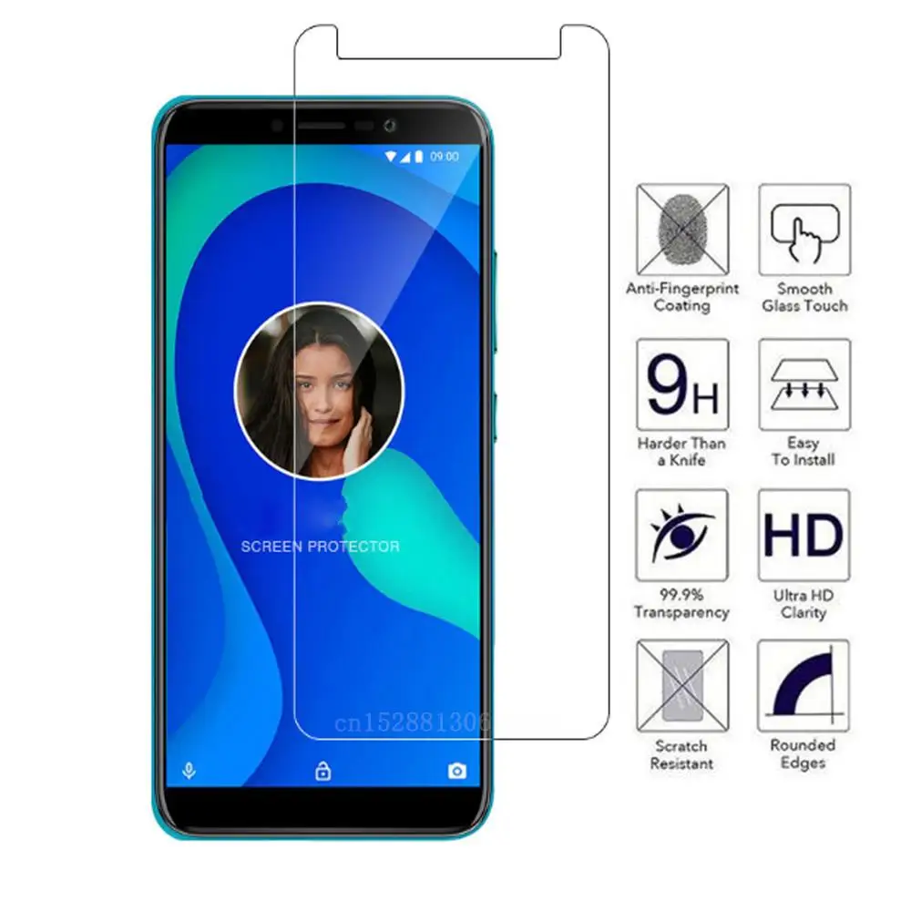 Закаленное стекло для WIKO Y80 2.5D 9H Premium закаленное Y60 защитная пленка|Защитные