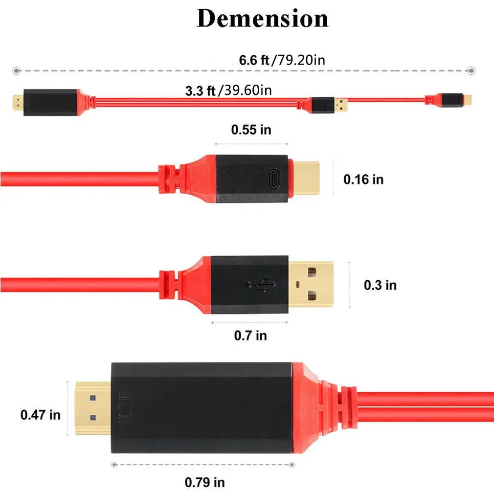 Кабель-переходник типа C к HDMI с поддержкой Usb для зарядки типа C к HDMI 4K* 2K HD кабель-адаптер типа C к HDMI с адаптером для зарядного кабеля