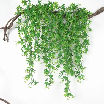 

Plastic Vine Artificial Plant Fake Vine Hanging Basket Ceiling Light Decorative Plant