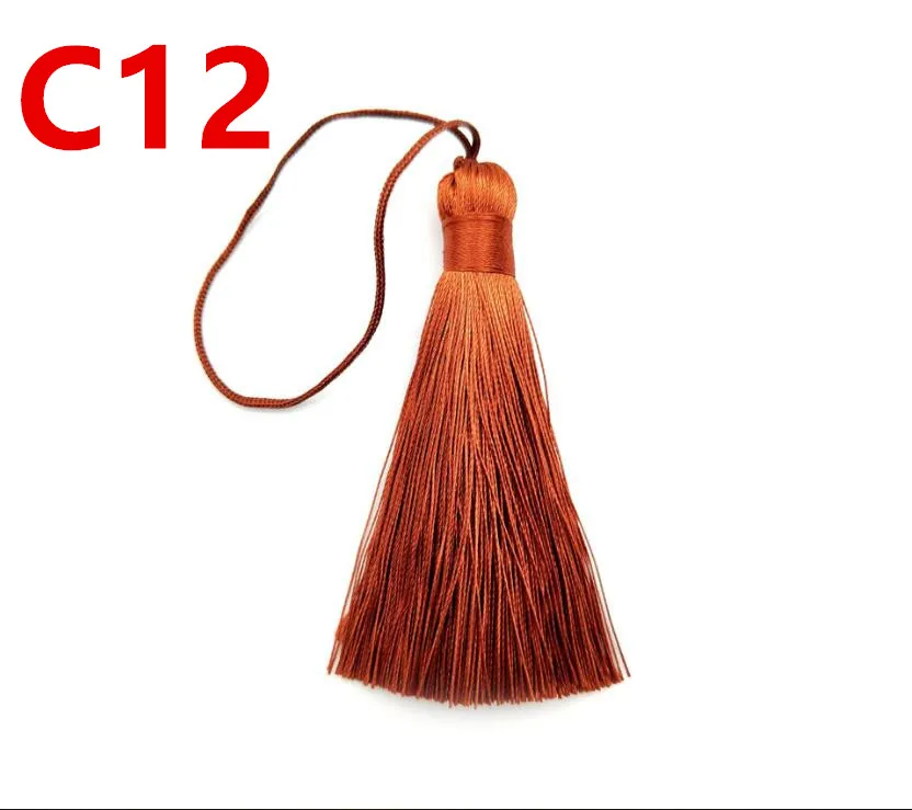 2 шт. 8 см шелковая кисточка бахрома щетка для занавесок DIY ремесло кисточки отделка серьги Кулон Ювелирные изделия Поиск DIY свадебный домашний декор аксессуар