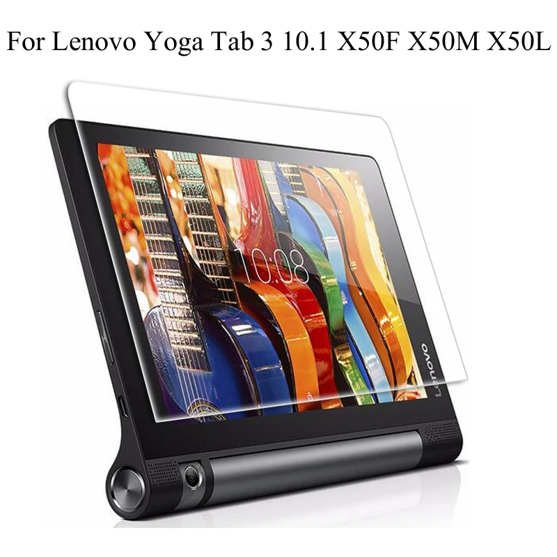 Красивый Gitf кожаный чехол-подставка для 10,1 lenovo Yoga Tab 3 10 X50L X50F Tablet - Цвет: Glass Film