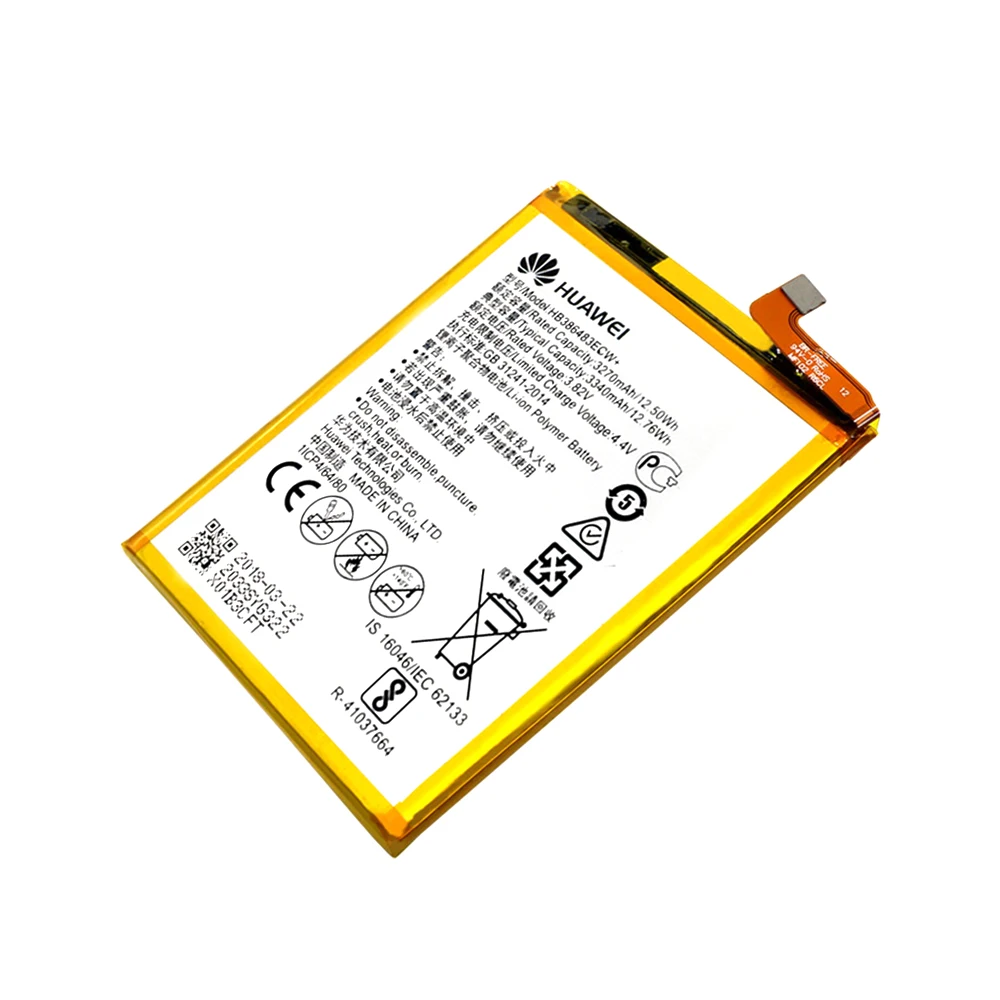 Аккумулятор HB386483ECW для Huawei Honor 6X G9 plus GR5 Maimang 5 3270/3340mAh Li-Ion Akku с инструментами