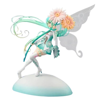 

24cm Anime Hatsune Miku Figure Racing Butterfly Miku PVC Action Figure Collection Model Toys For Childrens Gifts