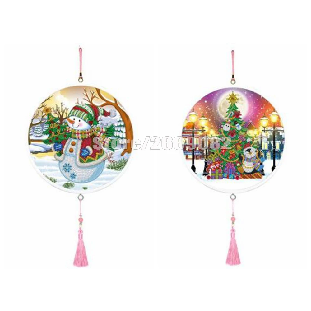 Special Shape Diamond DIY Christmas Snowman Painting Tassel Butterfly Mural Cross Stitch Gift LD698 | Дом и сад