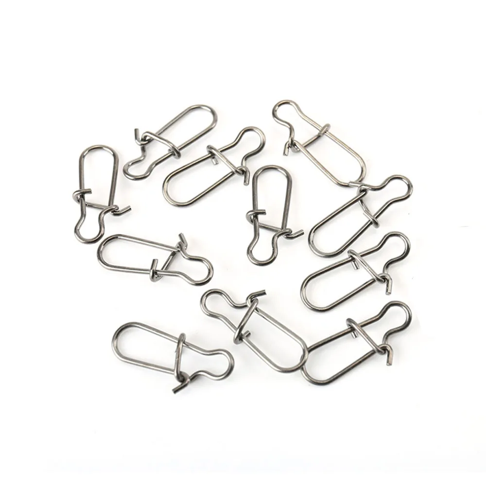 DNDYUJU (30-100 шт) (Size000-6) безопасные защелки рыболовный крюк соединитель из нержавеющей стали рыболовные Вертлюги Из Нержавеющей Стали Быстрый З... DNDYUJU (30-100 шт) (Size000-6) безопасные защелки рыболовный крюк соединитель из нержавеющей стали рыболовные Вертлюги Из Нержавеющей Стали Быстрый З...