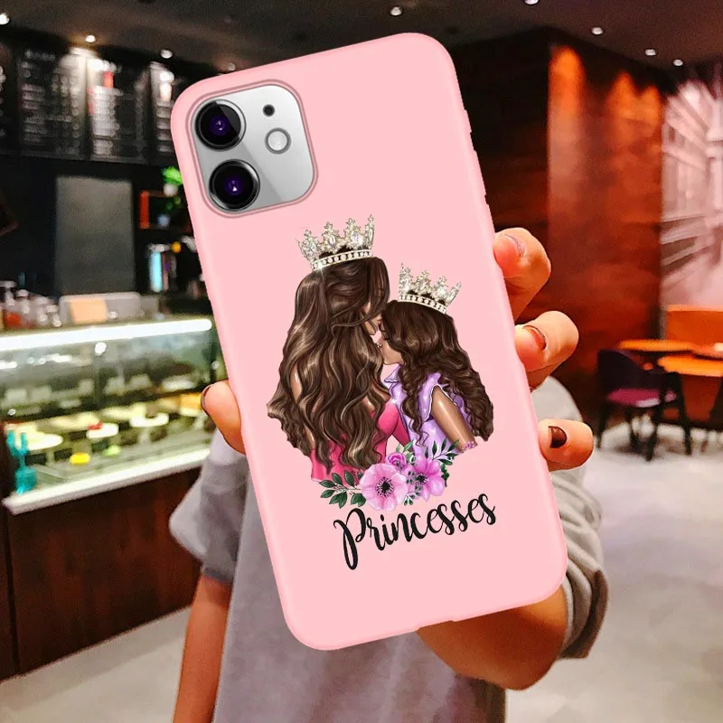New Year Christmas boss coffee Vogue girl Pink Silicone Candy Case Coque For iPhones 11 Pro Max 2019 Xs 6S 7 8 Plus X XS Max XR