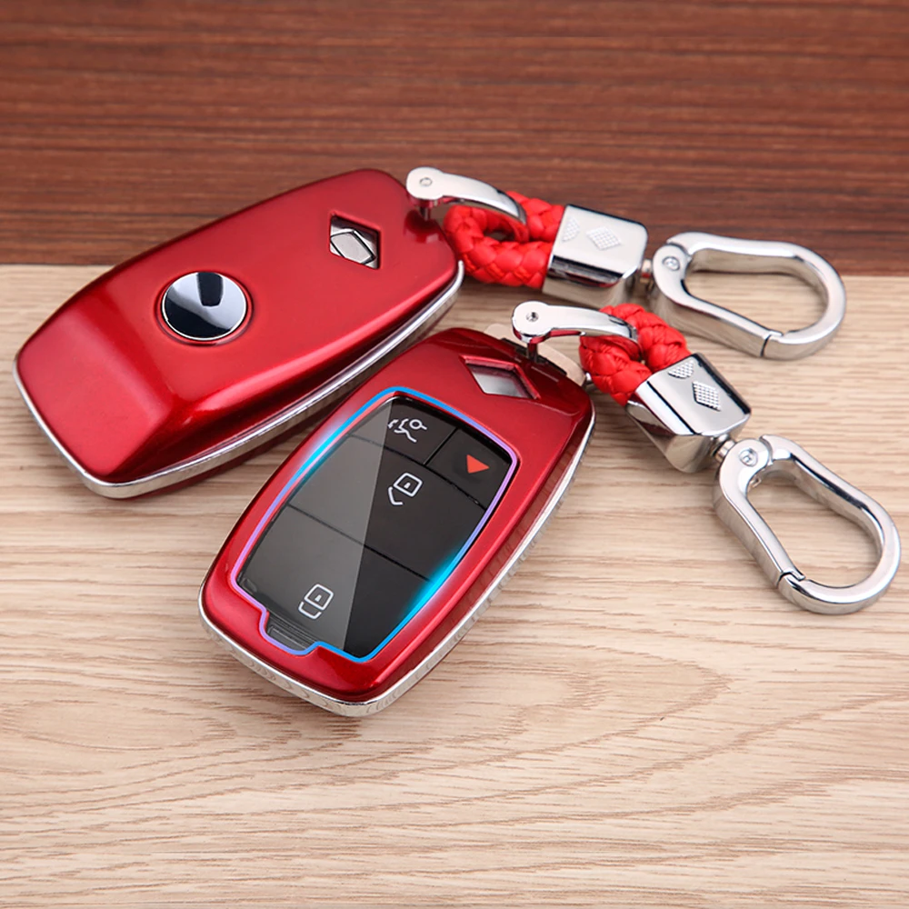 

Auto Car Styling ABS Key Case For Mercedes Benz 2017 E Class W213 2018 S class C Class Car Holder Shell Remote Cover keychain