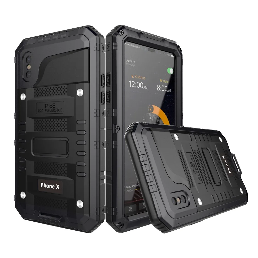 Doom Armor IP68 Waterproof Shockproof Heavy Duty Hybrid Tough Rugged Metal Case for iPhone se 2020 8 7 11 12 pro max XR XS Max | Мобильные