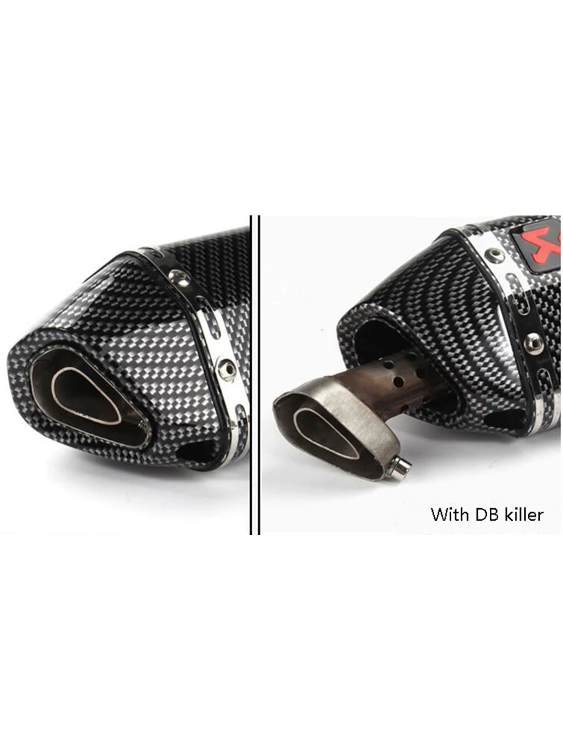 Akrapovic мотоциклетная выхлопная труба глушитель Moto Escape с DB killer для Honda Cbr 1000Rr 2007 Benelli Tnt 300 Harley Heritage