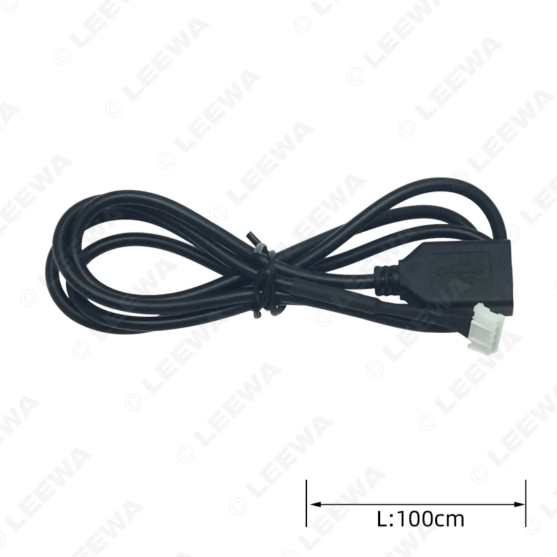 LEEWA 10 шт. Автомобильное CD-радио разъем для аудиокабеля к USB адаптер Conector для peugeot 307 408 Citroen C4 C5 провод данных# CA6156