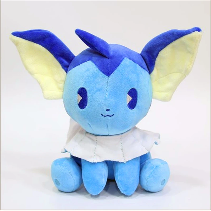 Ex Gx Мега кукла Eevee Umbreon Epeon Jolteon Vaporeon Flareon Glaceon Leafeon Ylveon плюшевая игрушка Eevee для детей Рождественский подарок - Цвет: Синий