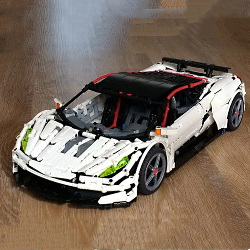 Технология серии MOC-14052 Ultimatum GTR V10 спортивный автомобиль строительные блоки кирпичи diy игрушка на день рождения Рождественский подарок