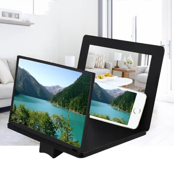 

12in 3D Screen Amplifier Mobile Phone Screen Video Magnifier with Mirror NC99