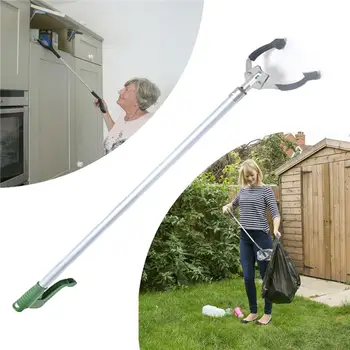 

40cm Reacher Grabber Tool Garbage Picker Reaching Claw Reacher Long Arm Gripper Grabber Heavy Duty Mobility Aid Pick Up Tool