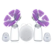 Tire lait électrique bilatéral, avec bouteille de lait, câble USB PP sans BPA, Intelligent, puissant, suceur de lait pour bébé