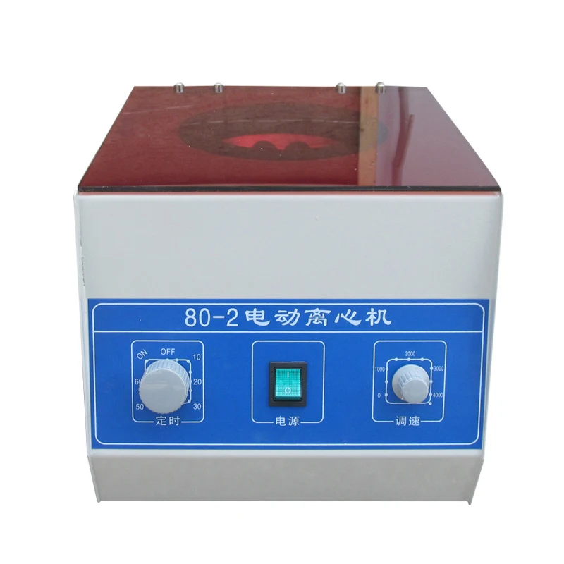 

80-2 Electric Centrifuge Medical Lab Centrifuge Safety Switch Laboratory Ccentrifugal Machine 110V/220V 4000rpm with 12 X 20ml