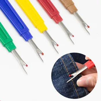 

MIUSIE Plasitc Handle Thread Cutter Seam Ripper Stitch Unpicker Needle Art Sewing DIY Handle Craft Embroidery Tool Sewing Ripper