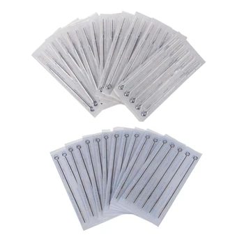 

50Pcs Tattoo Needle 3RL ROUND LINER STAINLESS STEEL & 50Pcs Disposable Tattoo Needles Size 5RL Tattoo Supplies Makeup