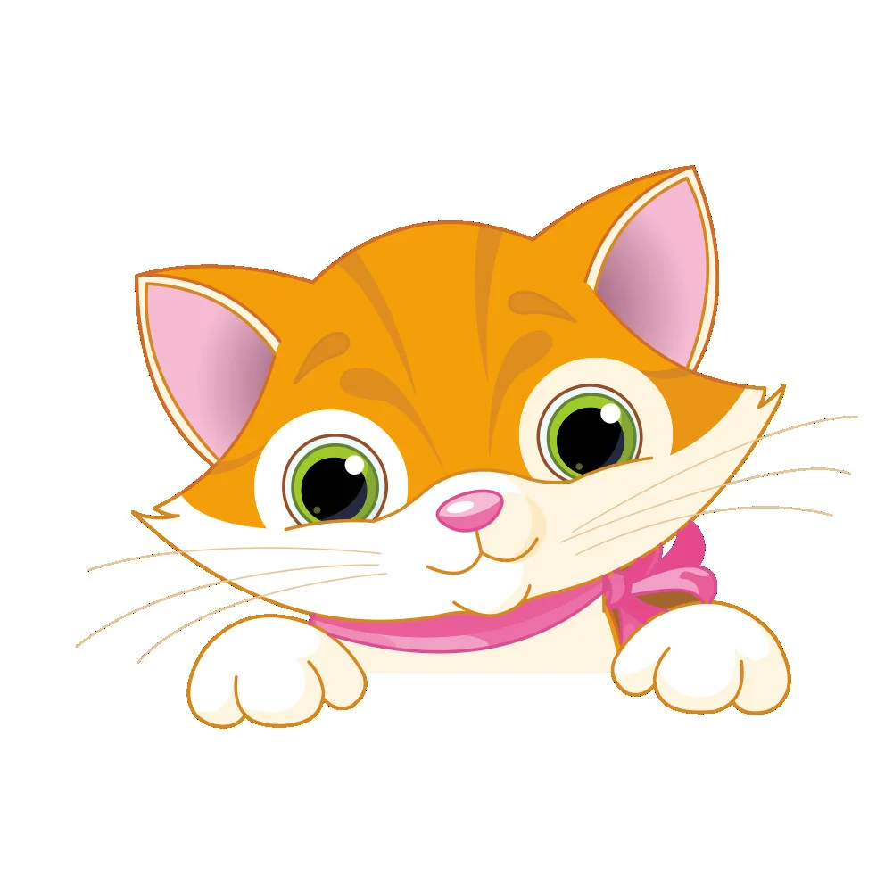 Милый Животные слон кошка панда Жираф светильник переключатель Стикеры съемные