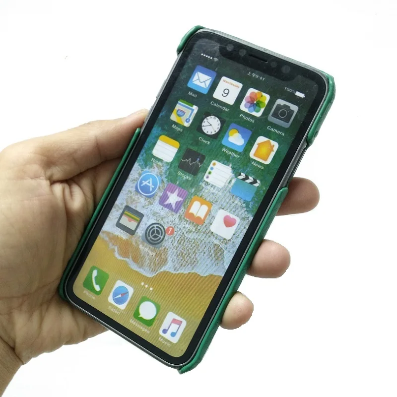 Чехол держатель из натуральной кожи на ремешке для iPhone X XS Max 7 8 Plus SE2 роскошный