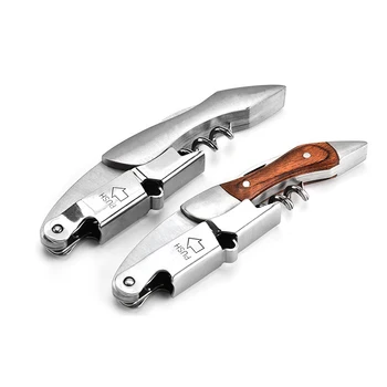 

Wood Handle Wine Opener Multifunction Portable Corkscrew Bottle Opener Cook Tools Gift