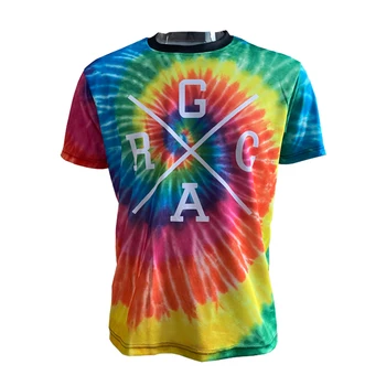 

Personal Pattern Cycling Jersey Mix Color Tie-dye Color Bmx Downhill Jersey Short Sleeve Mtb Clothes Summer