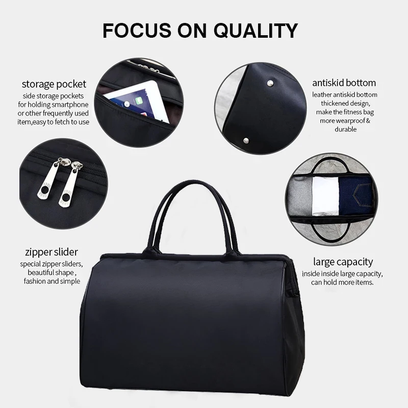LW Sport Men Gym Bags for Training Bag Outdoor Travel Swim Yoga Fitness Sports Bag Women Pilateds Waterproof Customize