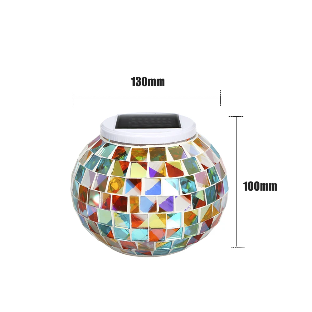 Открытый походный светильник на солнечных батареях, меняющий цвет, шар, садовый Настольный декоративный Ночной светильник, аварийная лампа