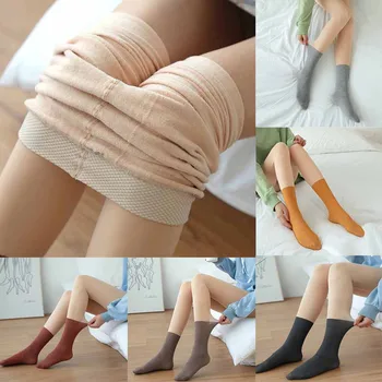 

Tights Women Solid Winter Keep Warm Plus Velvet Thicken Elastic Trousers Leggings колготки женские medias de mujer женские