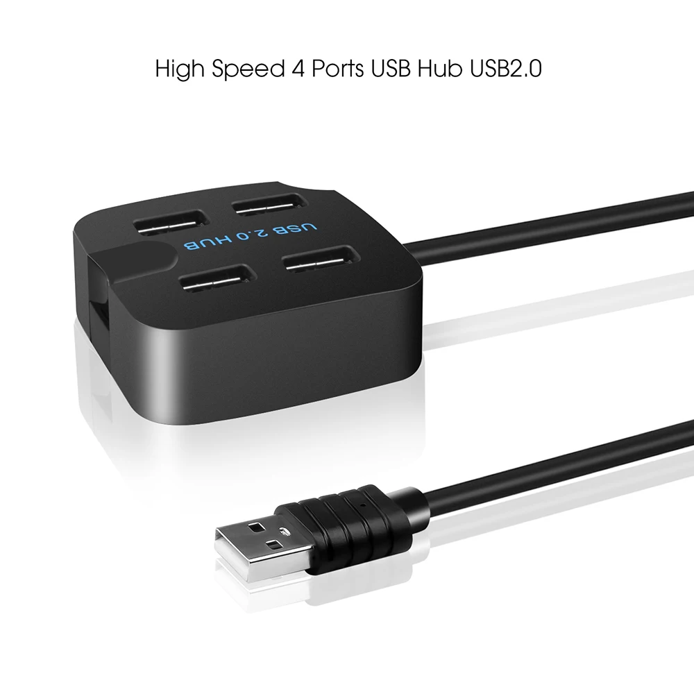 USB HUB 2.0 USB 2,0 USB3.0 концентратор высокой Скорость 4 Порты и разъёмы usb-хаб USB разветвитель адаптер Питание для Mac Тетрадь ноутбука, настольного компьютера с держателем для мобильного телефона - Цвет: USB HUB 2.0