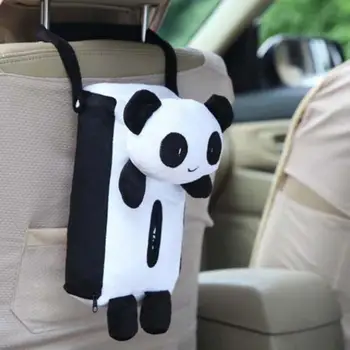 

Hanging cartoon plush car seat back hanging bag cartoon cute storage box